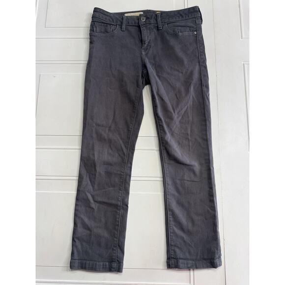 Pilcro and the Letterpress Denim - Pilcro and the Letterpress Gray SJEJ Stretch Skinny Jeans Size 27 Anthropologie
